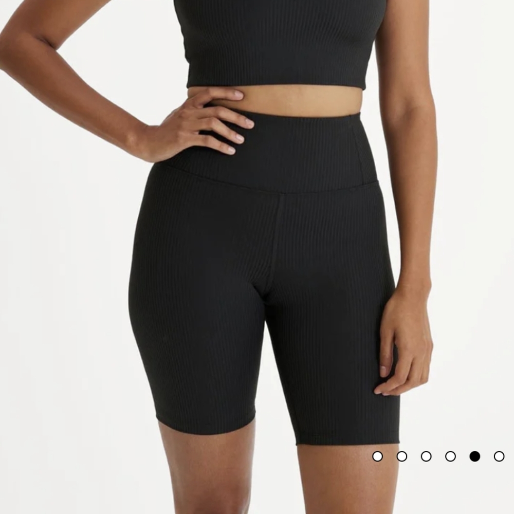 Rib High-Rise Bike Shorts